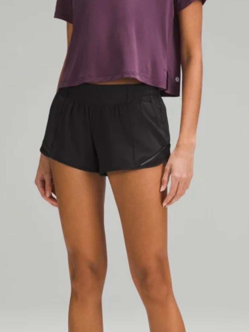lululemon athletica Black Women's Run Shorts